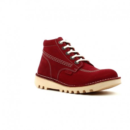 Kickers Neorallye Rose Fonce